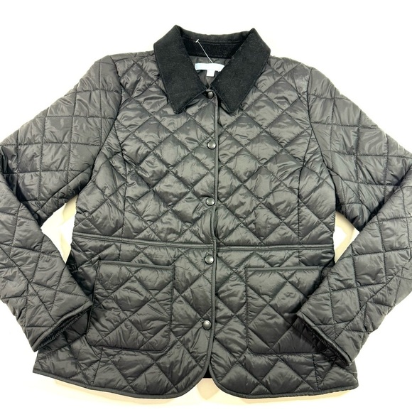 Antonio Melani Claudia Quilted Puffer Jacket Black Lightweight - Picture 3 of 8